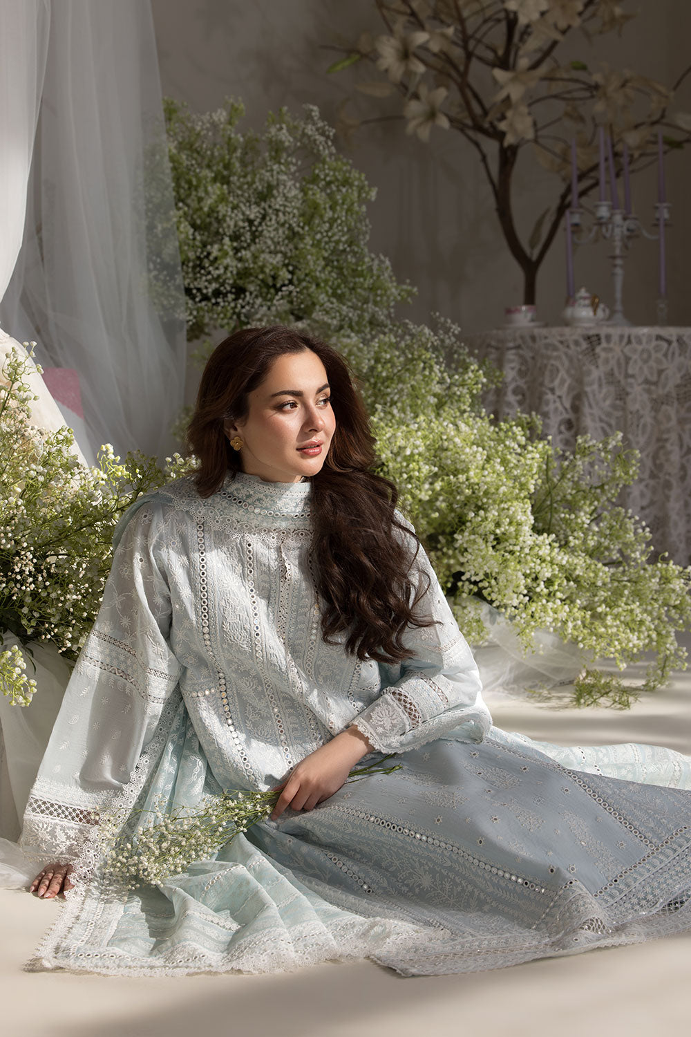 Sobia Nazir | Ice Blue - Luxury Lawn Collection