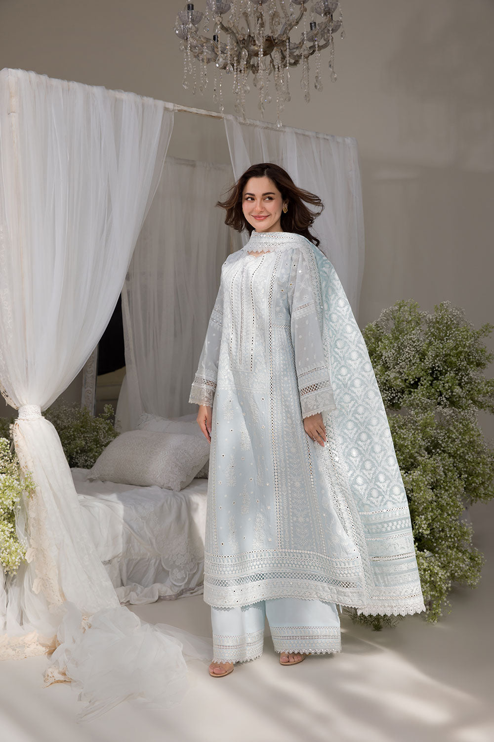 Sobia Nazir | Ice Blue - Luxury Lawn Collection