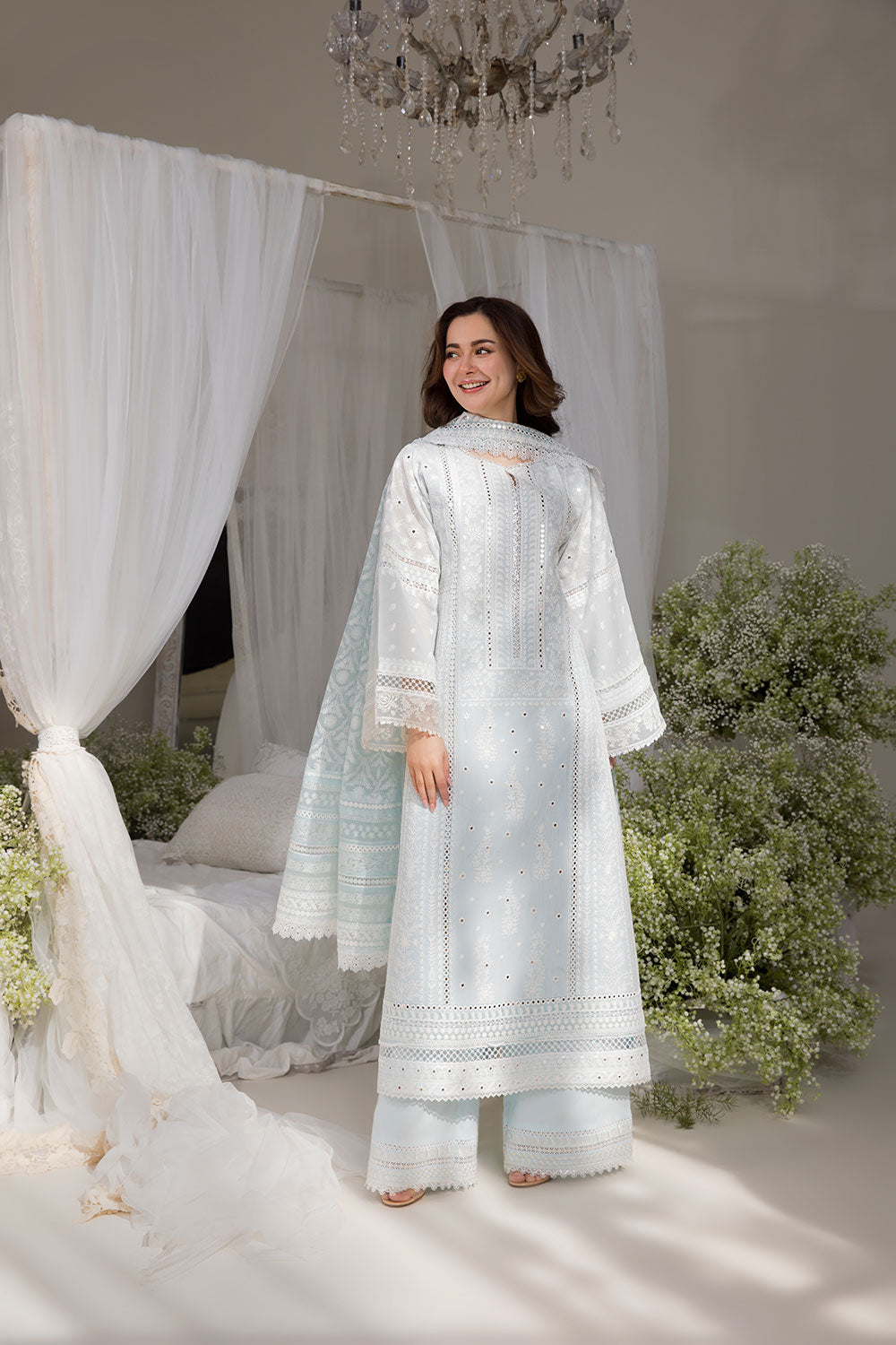 Sobia Nazir | Ice Blue - Luxury Lawn Collection