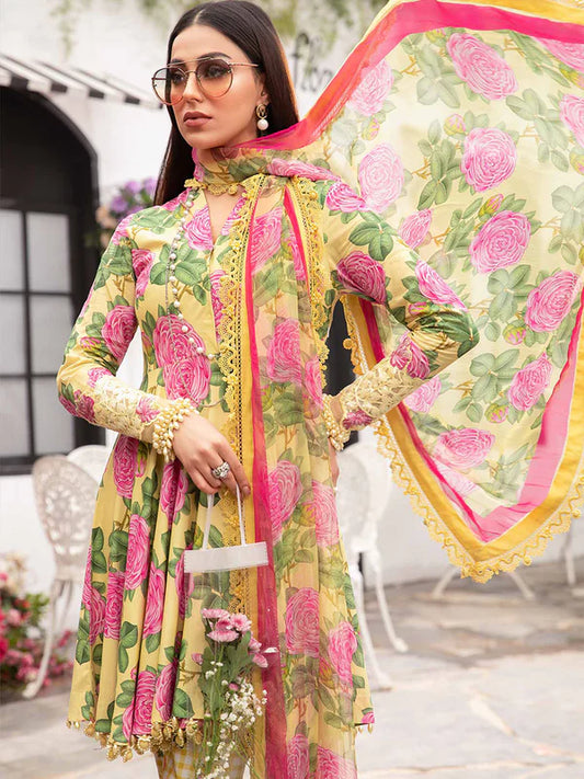 Maria B Mprints Lawn - 2103A