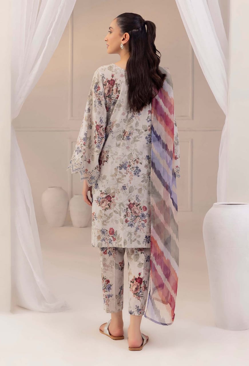 Baroque | Skin - Lawn with Chiffon Dupatta Collection