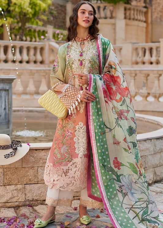 Mushq | Tie & die - Cambric With Silk Dupatta Collection