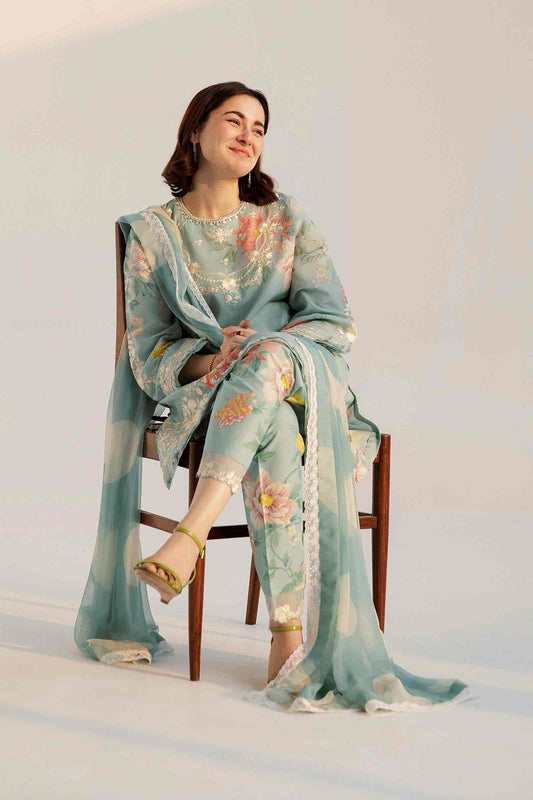 Zara Shahjahan Coco Summer Collection – 5B-Aqua-Lawn