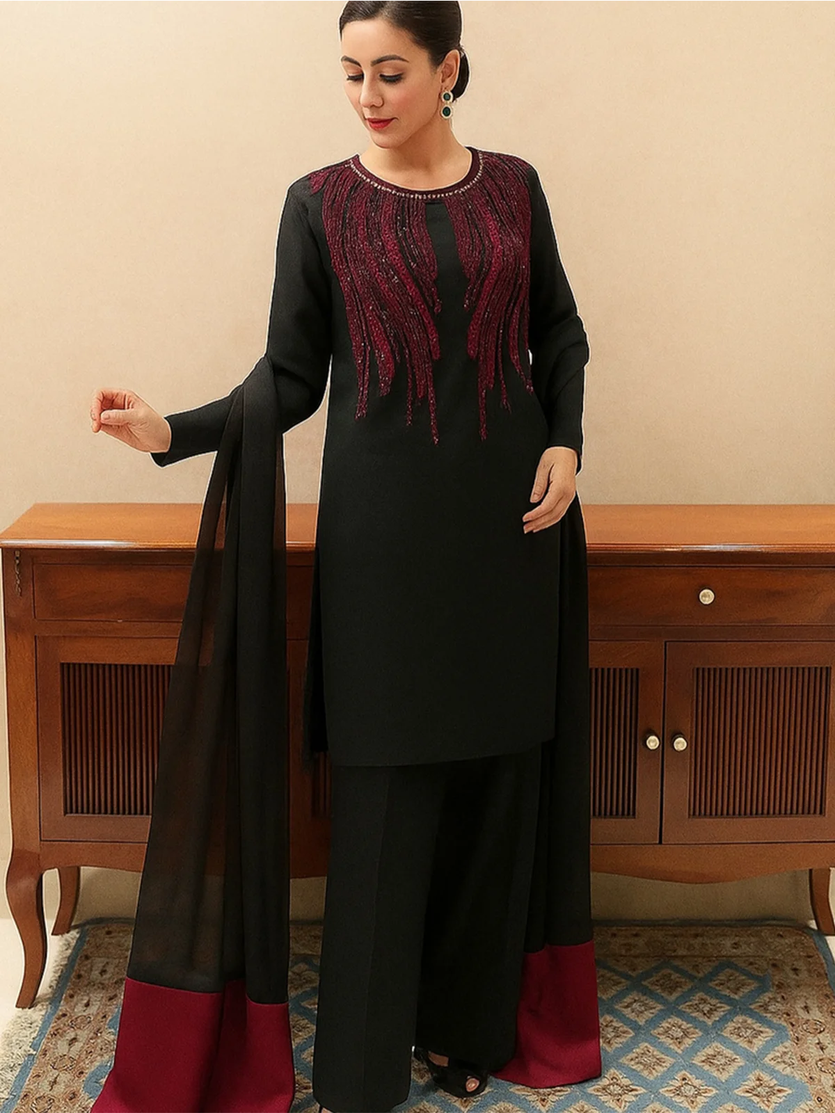 Shrenz | Black - Silk Collection