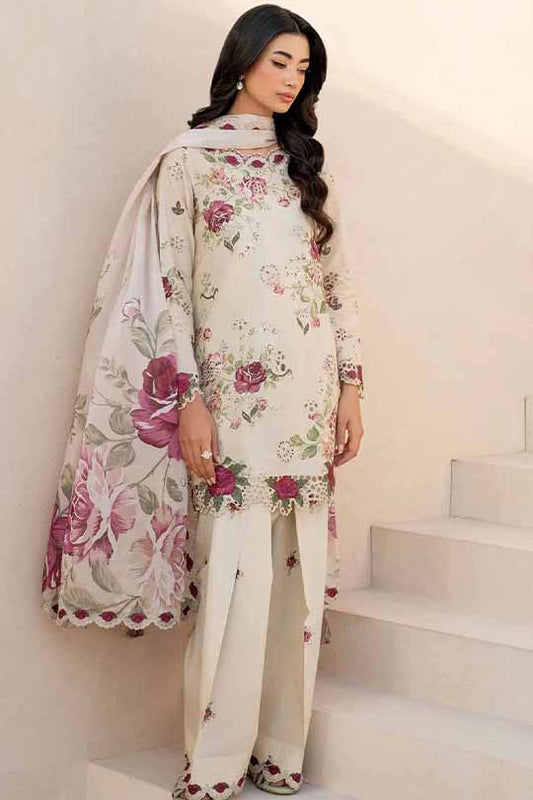 Iznik EFL-05 | Beige - Embroidered Lawn Collection