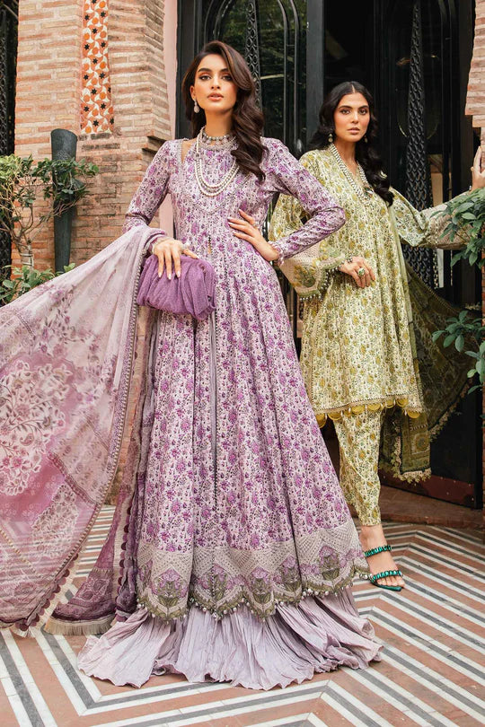 3 Piece Stitched Printed Suit | MPT-2207-B