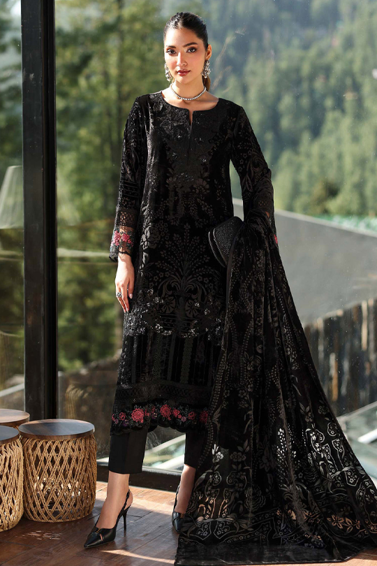 Maria B | Black - Velvet Collection