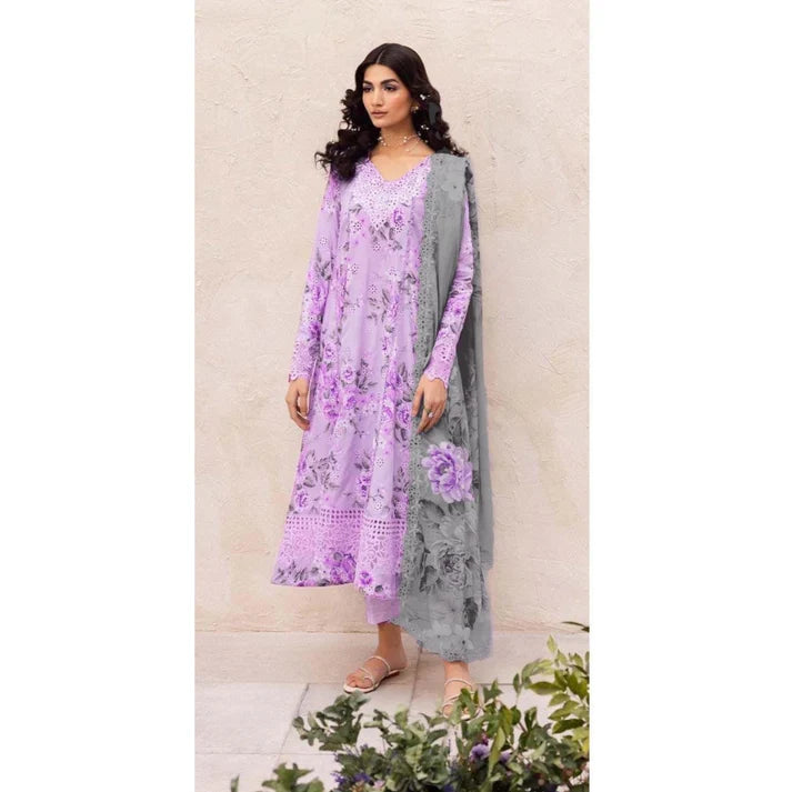 New Arrival Iznik Purple Lawn CK-25