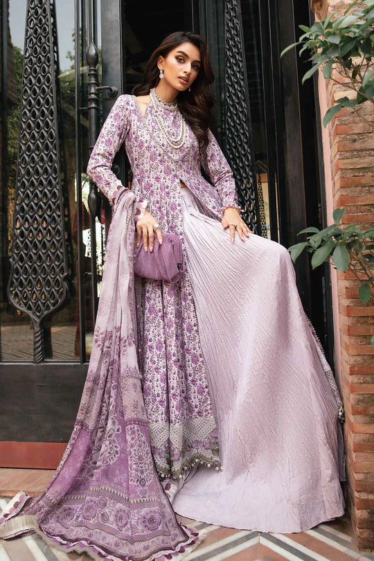 3 Piece Stitched Printed Suit | MPT-2207-B