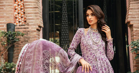 3 Piece Stitched Printed Suit | MPT-2207-B