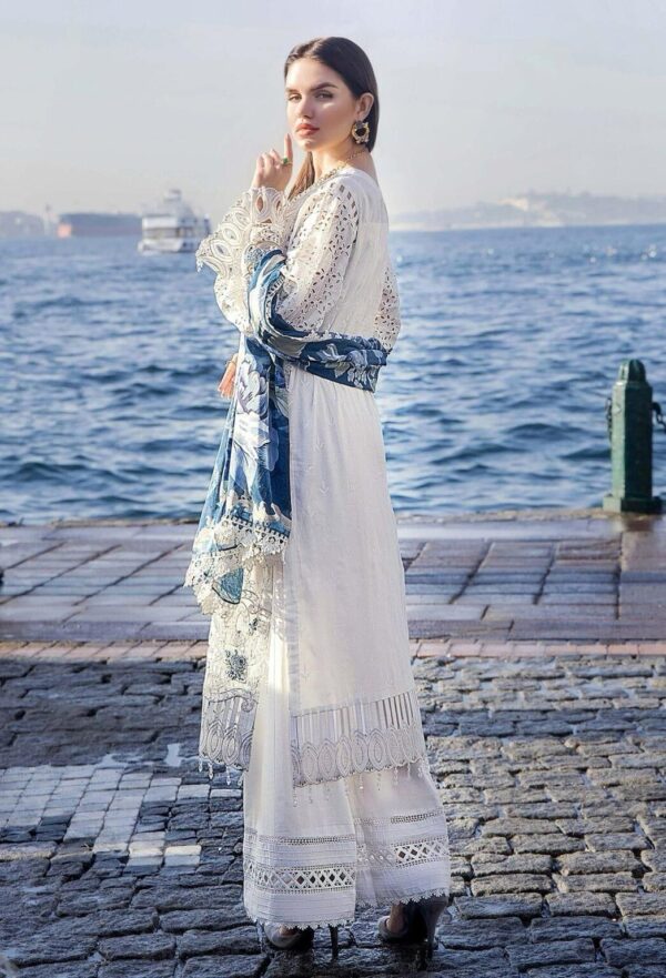 ADAN LIBAS-White-Chikankari