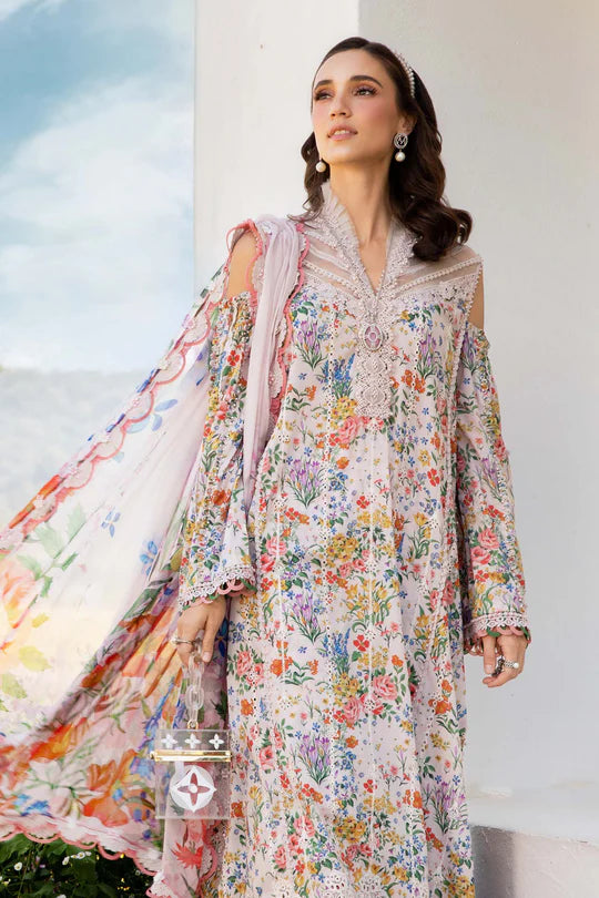 Maria B - 3 Piece Unstitched Printed Lawn Suit | MPT-2507-A