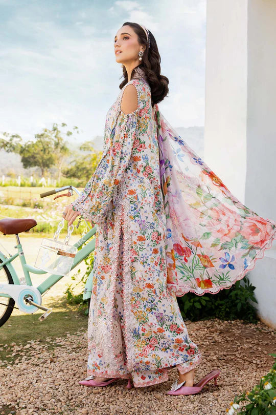 Maria B - 3 Piece Unstitched Printed Lawn Suit | MPT-2507-A