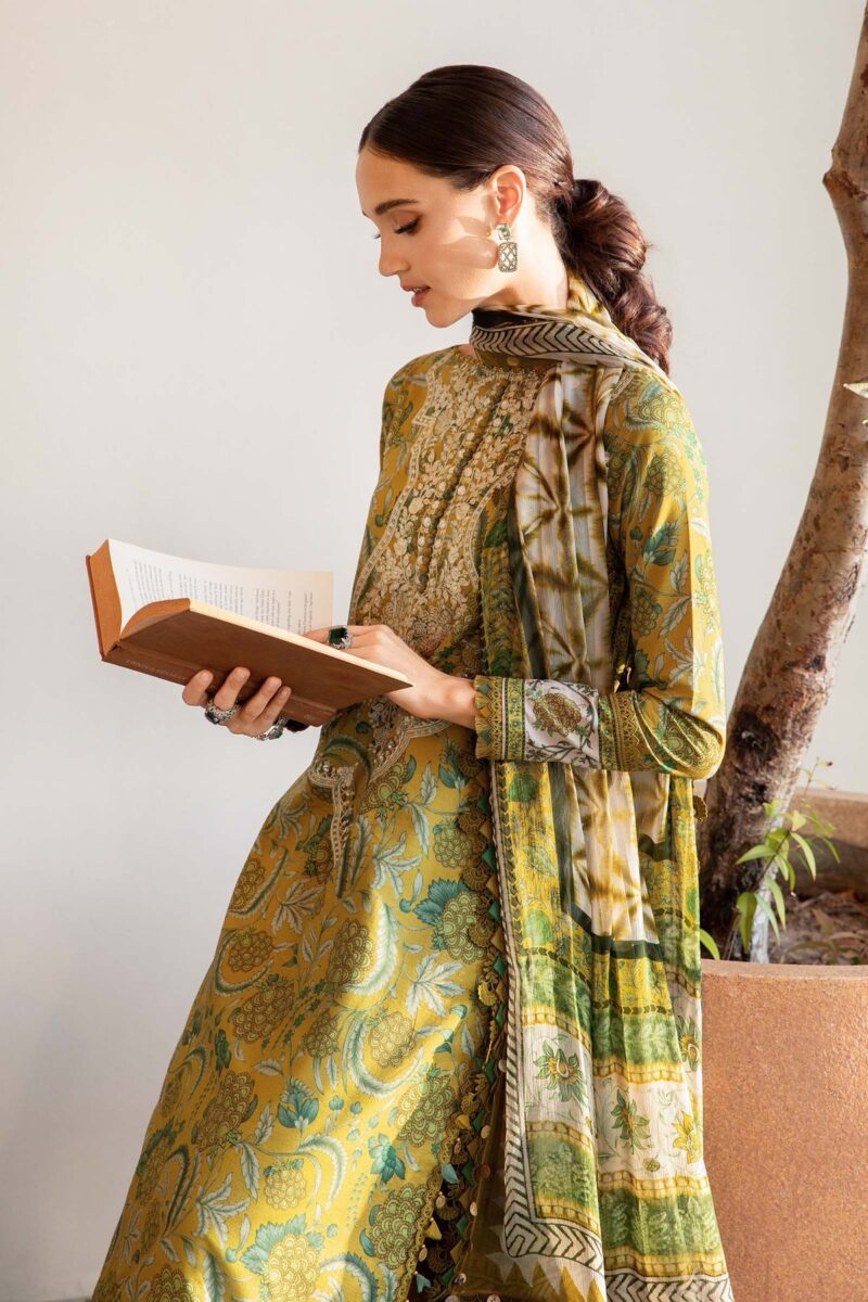 Maria.B MPrints Embroidered Lawn Unstitched 3Pc Suit MPT-2513-B