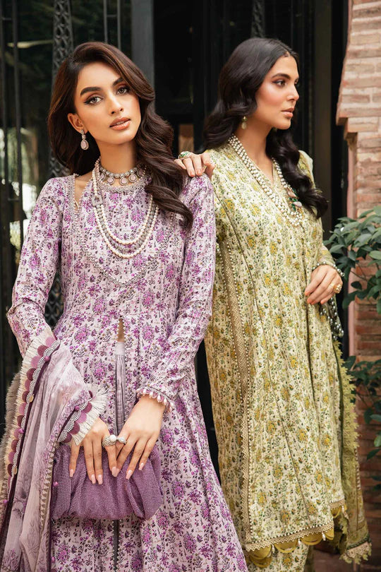 3 Piece Stitched Printed Suit | MPT-2207-B